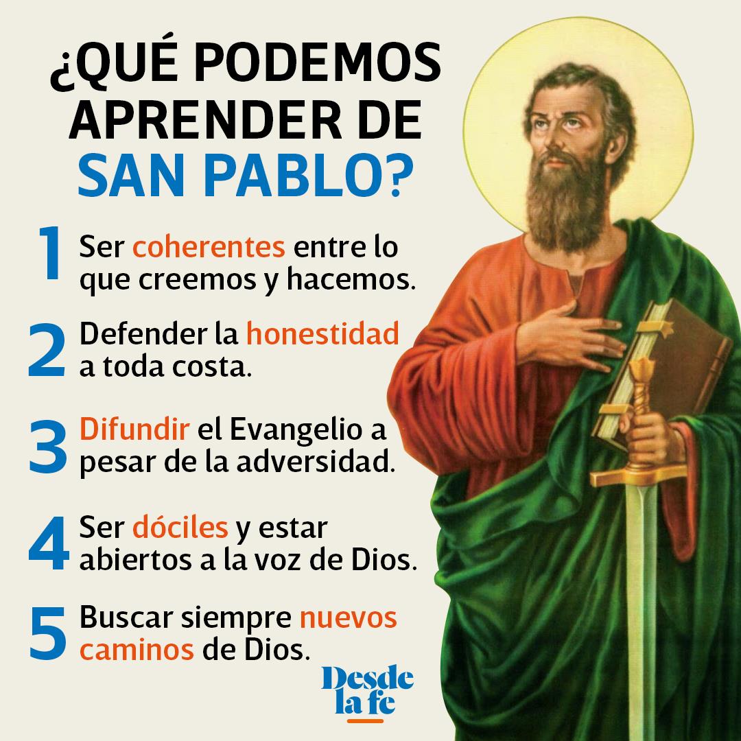 ¿Qué podemos aprender de San Pablo?