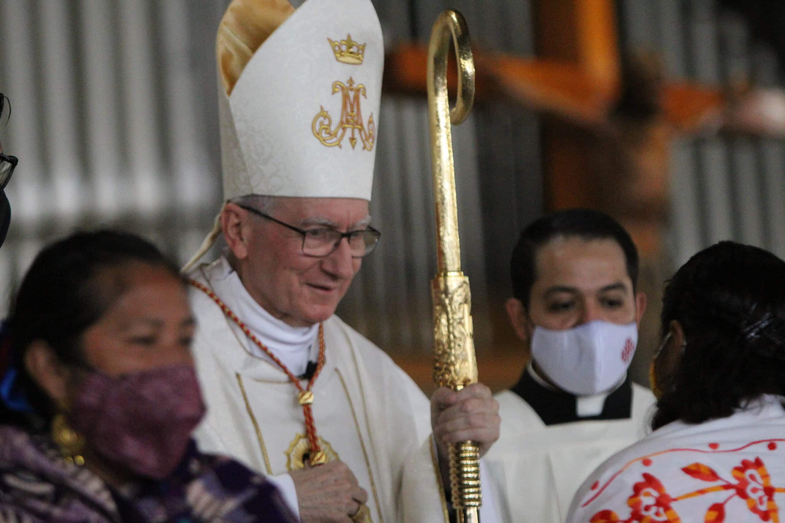 El Card. Pietro Parolin en la Misa en Basílica de Guadalupe. Foto: INBG/Cortesía.