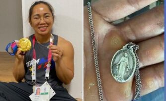 Levantó dos medallas: el primer oro para Filipinas y una de la Virgen María