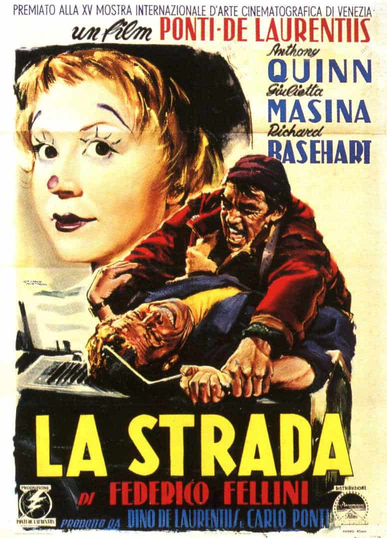 Poster de La Strada, de Federico Fellini.