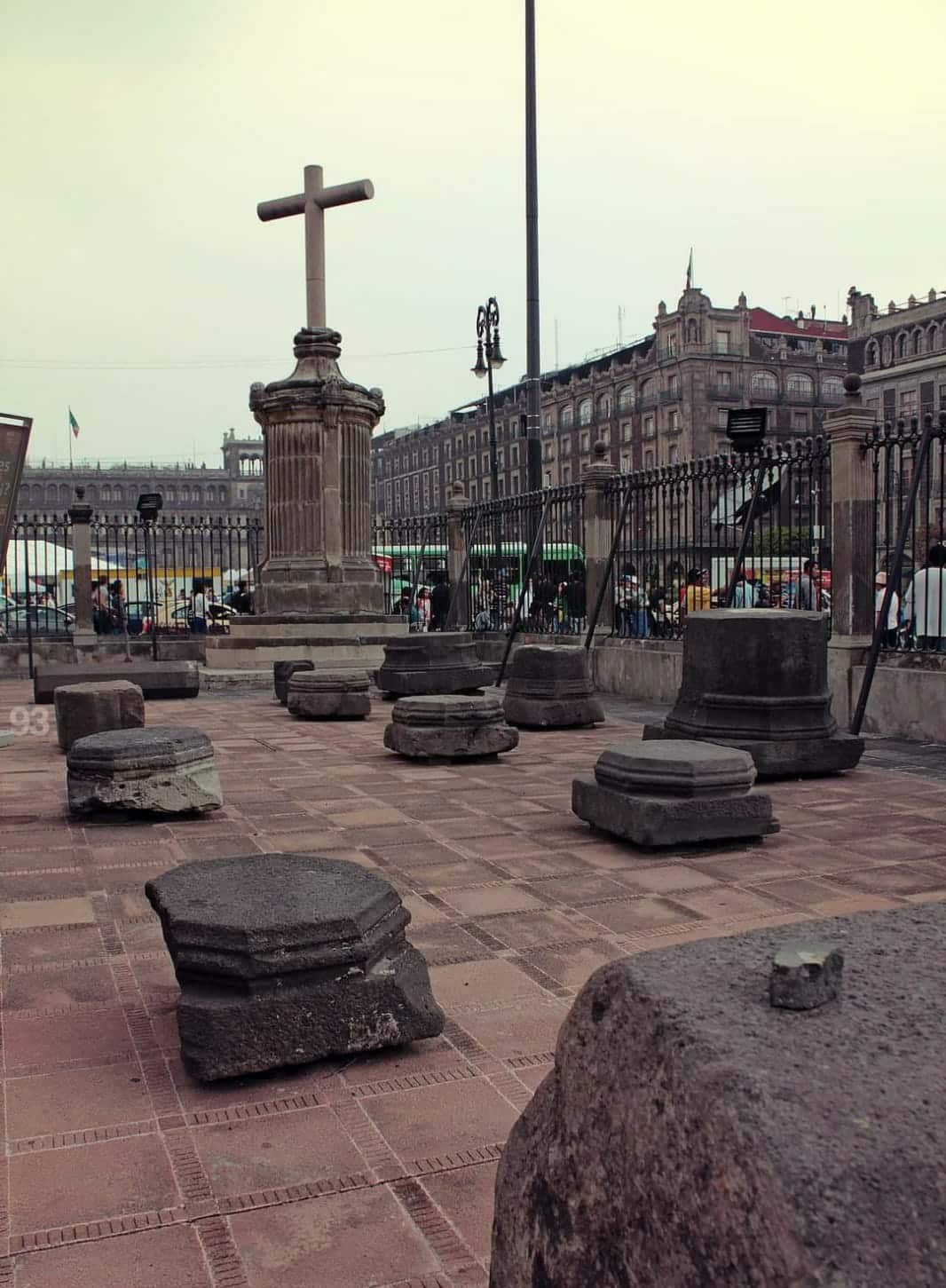 Piedras de la Primera Catedral de México