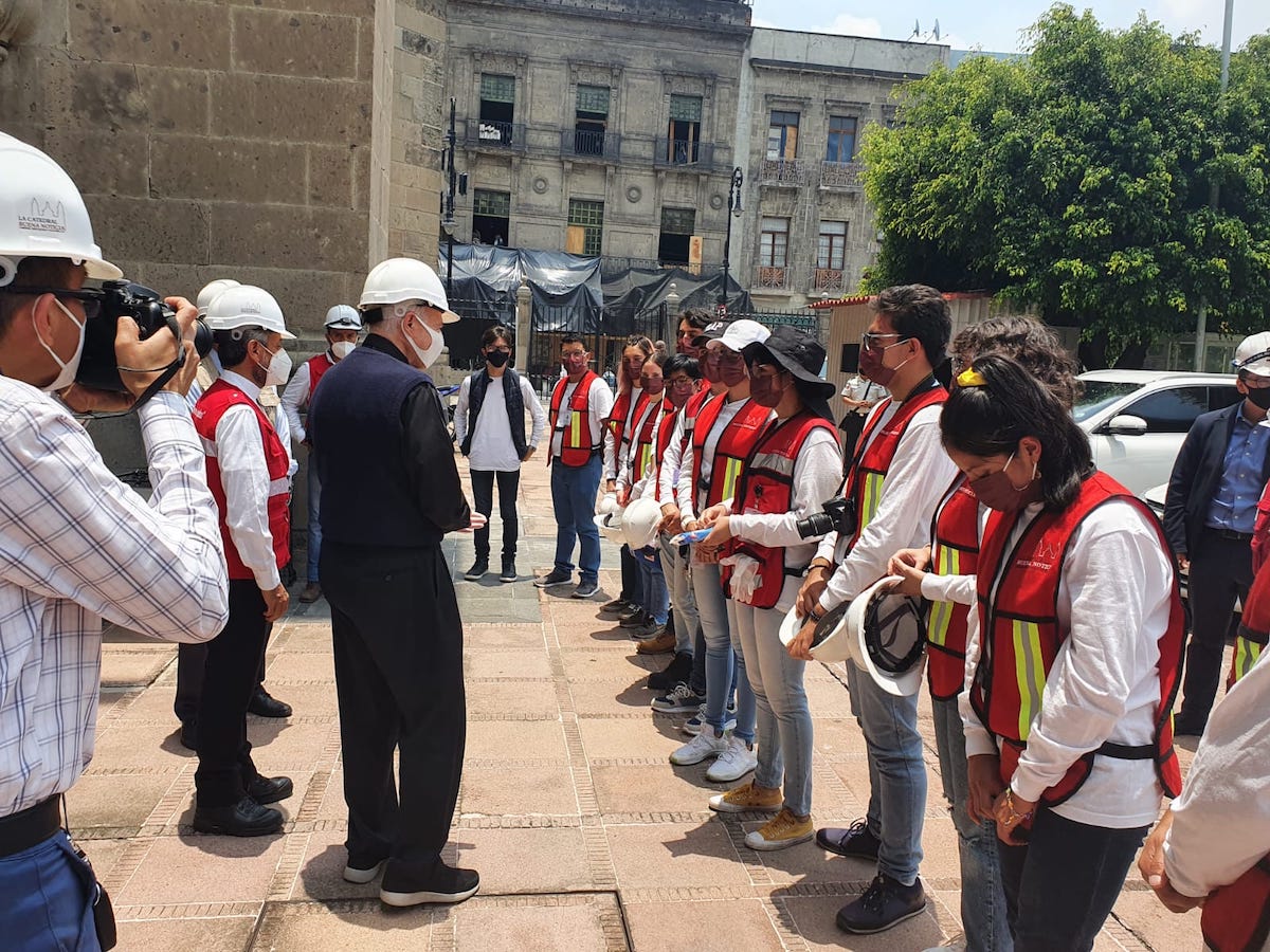 Los jóvenes pertenecen a la asociación "Catedral Buena Noticia"