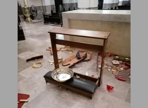 Vandalizan la Catedral de Hermosillo y profanan el Santísimo Sacramento