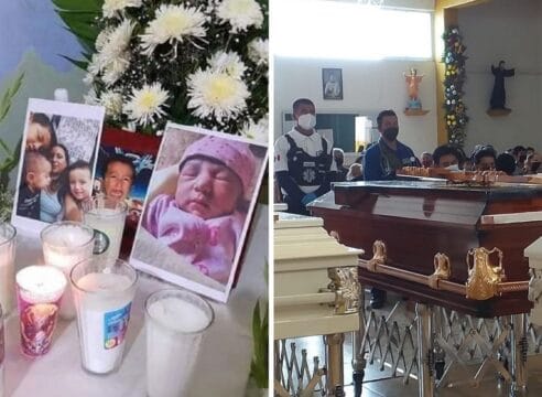 Con Misa, despiden a familia que murió por el huracán Grace