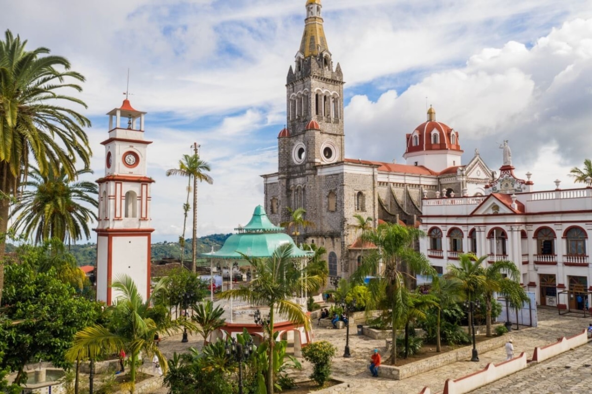 Parroquia de San Francisco de Asís en Cuetzalan, Puebla.