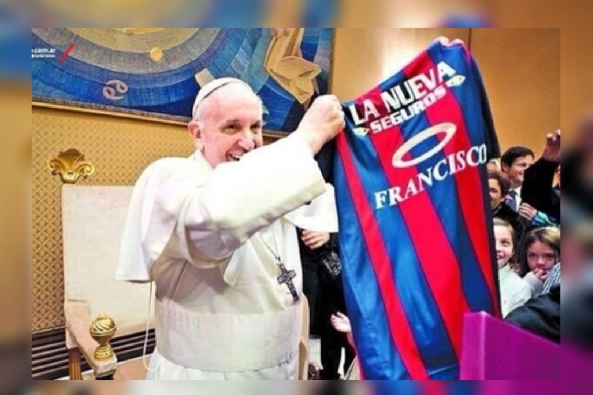 Papa Francisco. Foto: sanlorenzo.com.ar