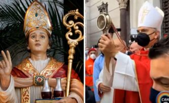 Sangre de san Genaro se licuó de nuevo este 19 de septiembre ¡Conoce su significado!