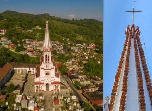 Conoce la Iglesia de los Jarritos, el santuario de Guadalupe en Cuetzalan