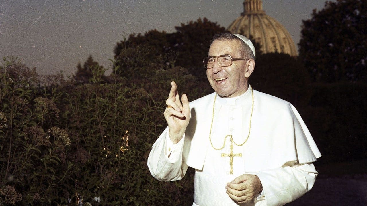 El Papa Juan Pablo I, Albino Luciani, en el Vaticano. Foto: Vatican News.