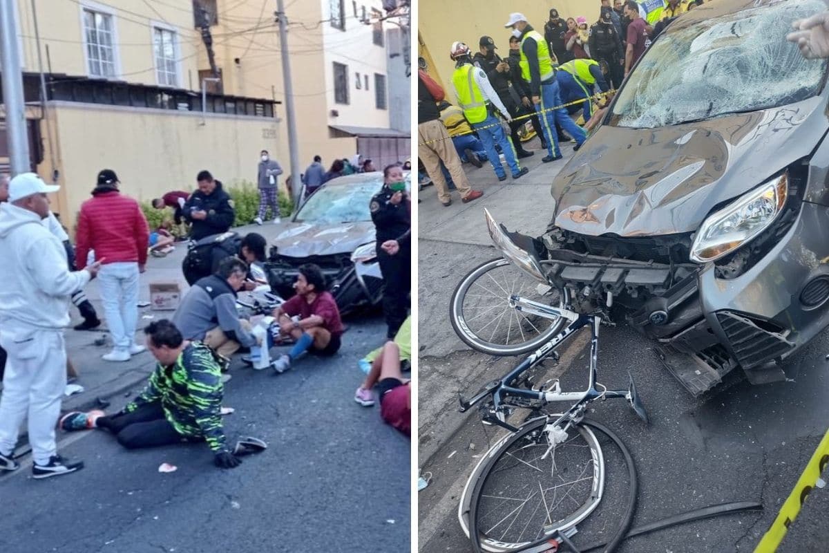 Un conductor en estado de ebriedad atropelló a 12 peregrinos que iban a Basílica de Guadalupe.