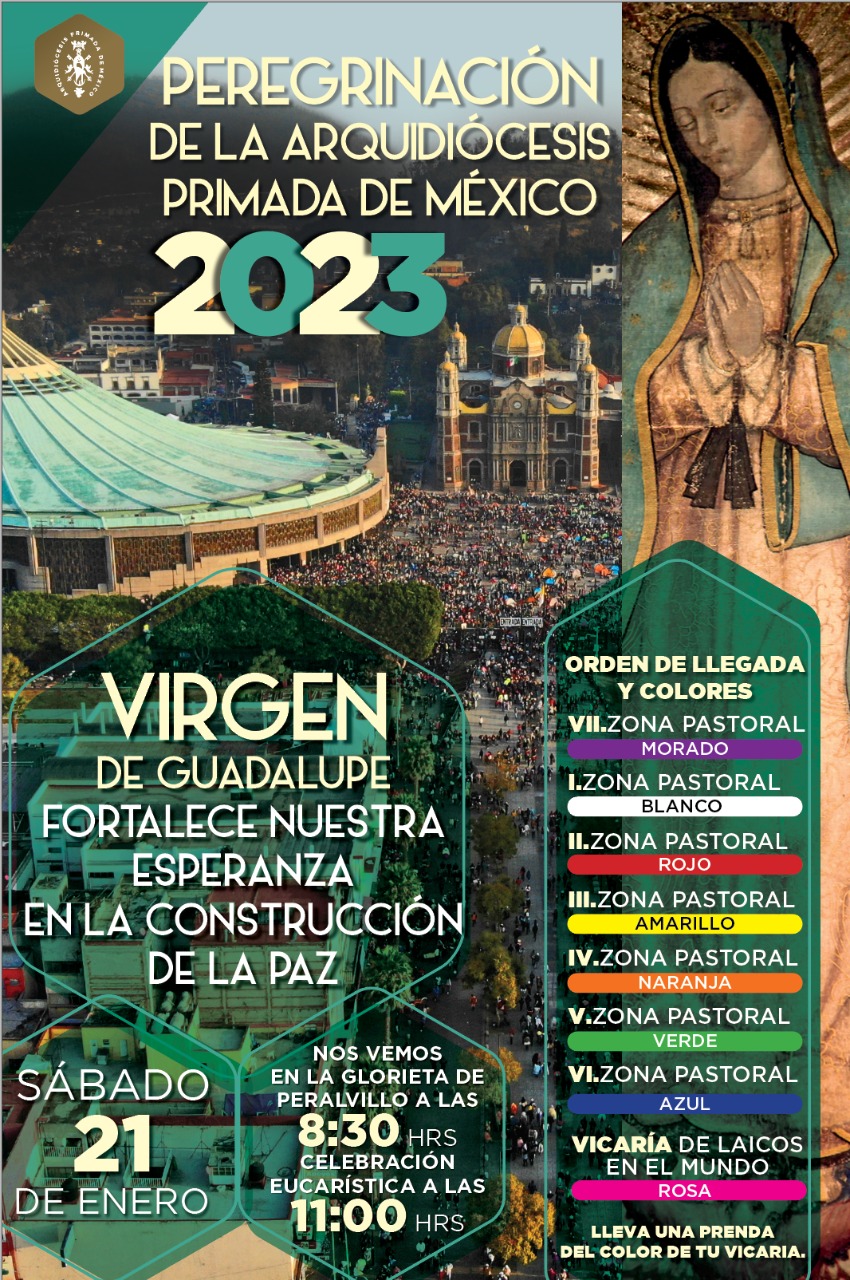 Peregrinación Arquidiócesis de México 2022