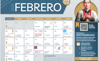 Calendario de Febrero 2023 para imprimir