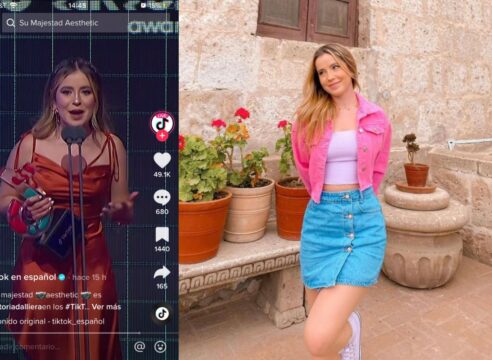 Victoria Dallier, la reina de TikTok que dedicó su premio a Dios