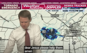 ¡Querido Jesús, ayúdalos! Oró meteorólogo ante la llegada de un tornado