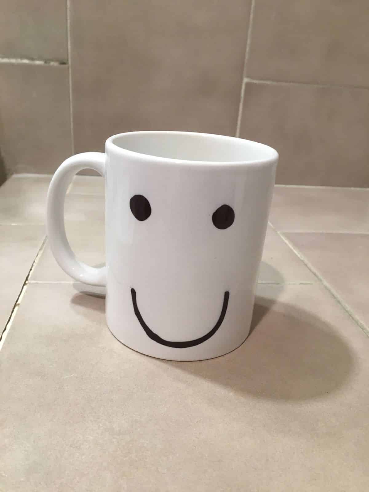 Taza con sonrisa / Foto: Especial