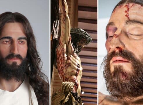 3 imágenes hiperrealistas de Jesús basadas en la Sábana Santa