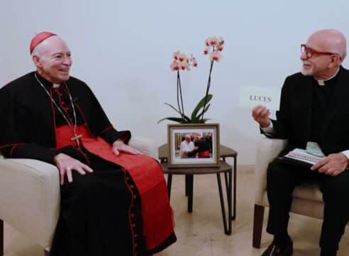 El padre José de Jesús Aguilar entrevista al Cardenal Carlos Aguiar Retes