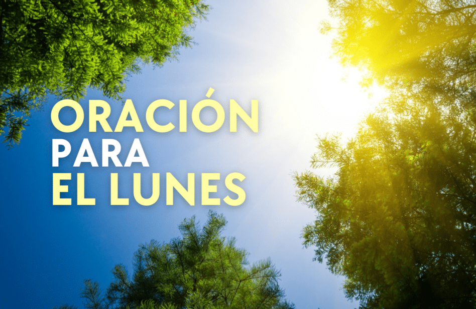 Oración para el lunes y pedir por toda la semana a Dios