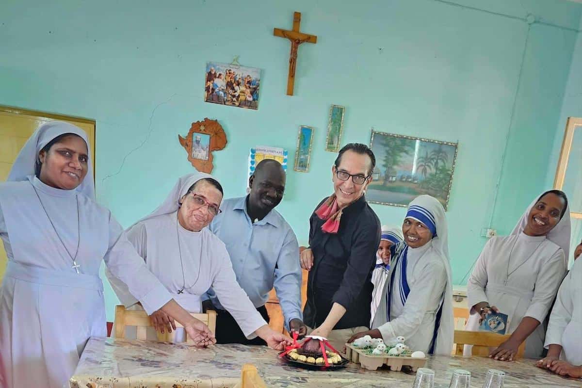 Sacerdote mexicano en Sudán.