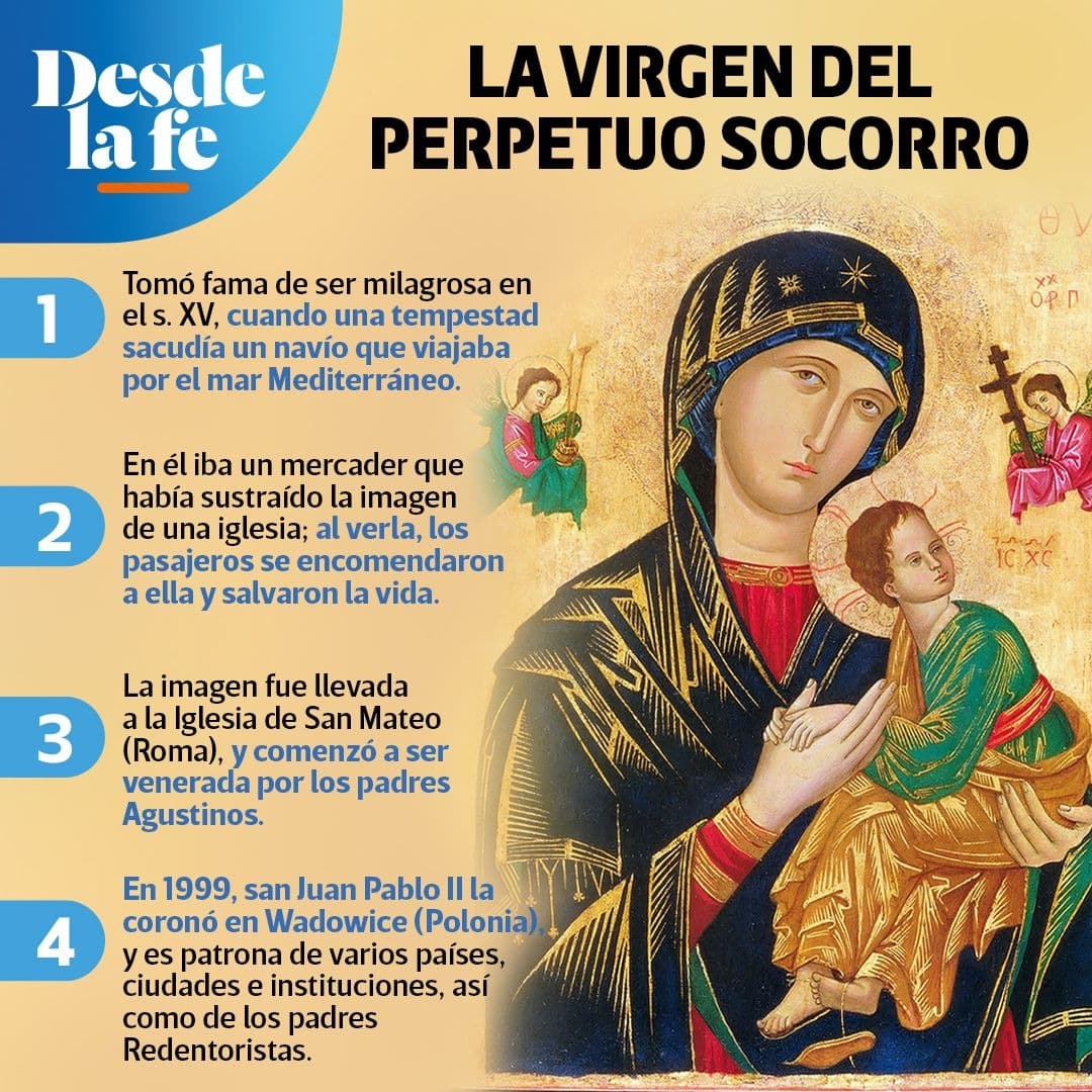 Nuestra Señora del Perpetuo Socorro datos curiosos