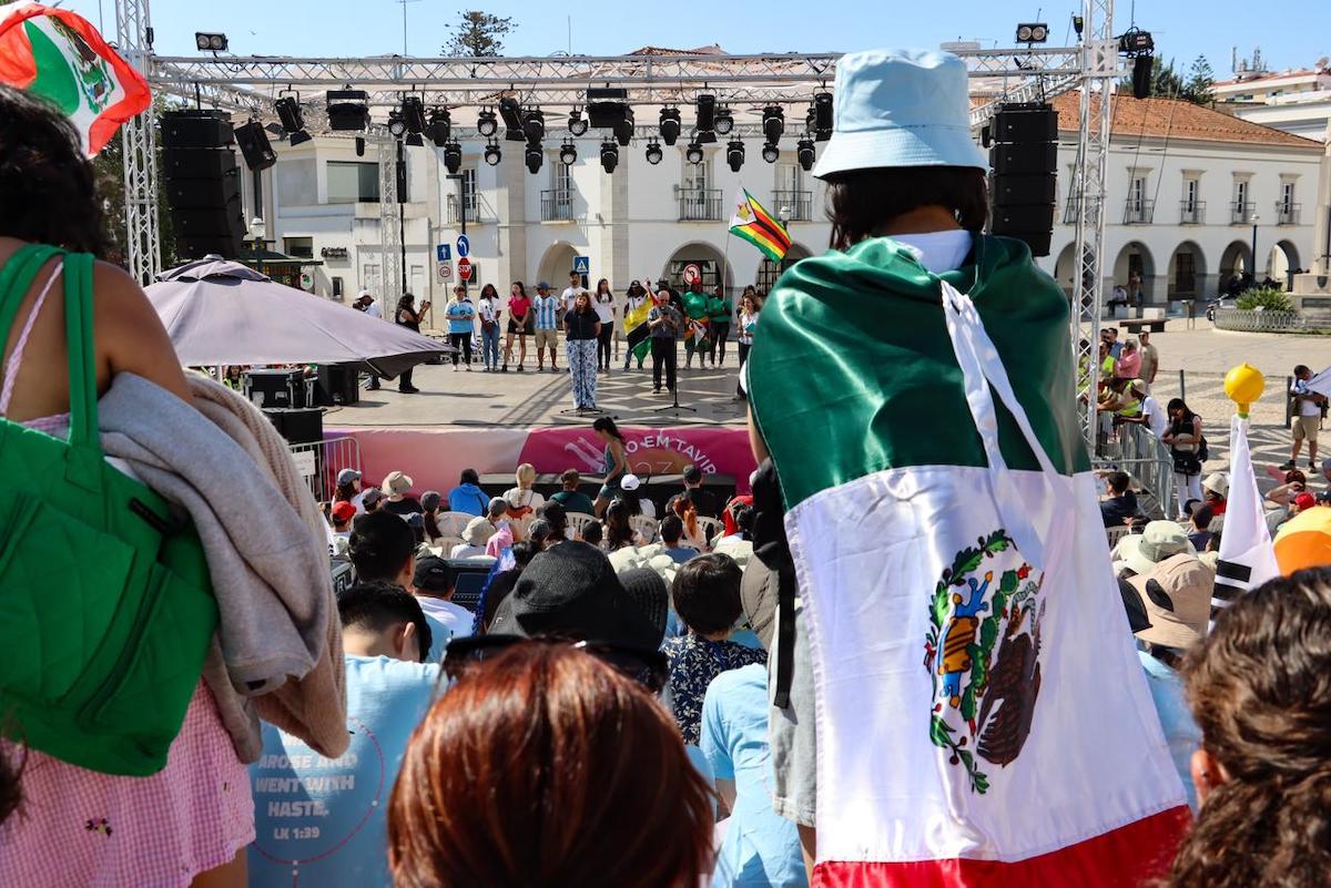 Mexicanos en la pre-jornada de la JMJ Lisboa 2023 / Foto: Jacqueline Sánchez (Desde la fe)