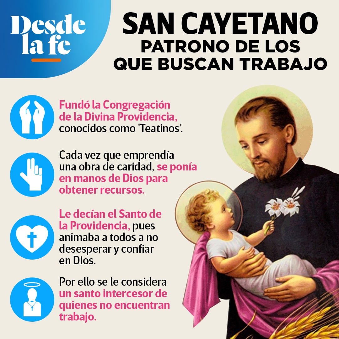 Oración a san Cayetano para los que buscan trabajo