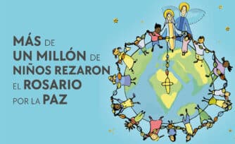 ¡Se logró! Más de un millón de niños rezaron el Rosario por la paz