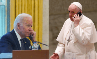 Papa Francisco llama a Biden para buscar caminos por la paz en Tierra Santa