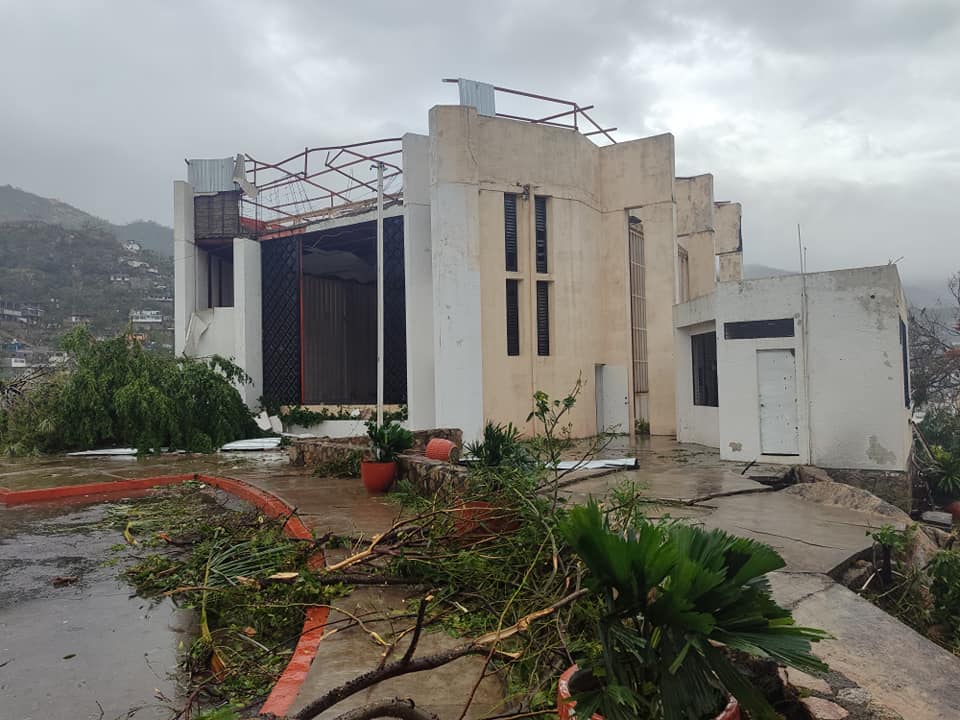 Exterior de la Capilla del Seminario de Acapulco. Foto: Facebook Seminario del Buen Pastor.