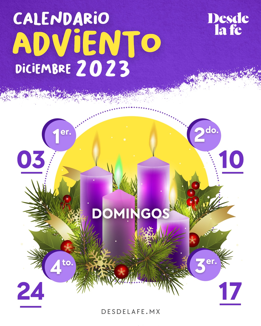 Adviento 2023: Cuándo inicia