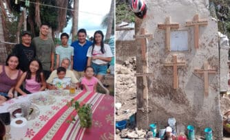 Otis le arrebató a su familia: los encontró abrazados bajo toneladas de lodo