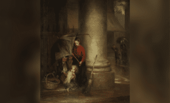 Descubre la gran lección de generosidad detrás de la pintura 'A Passing Cloud' de Mulready"