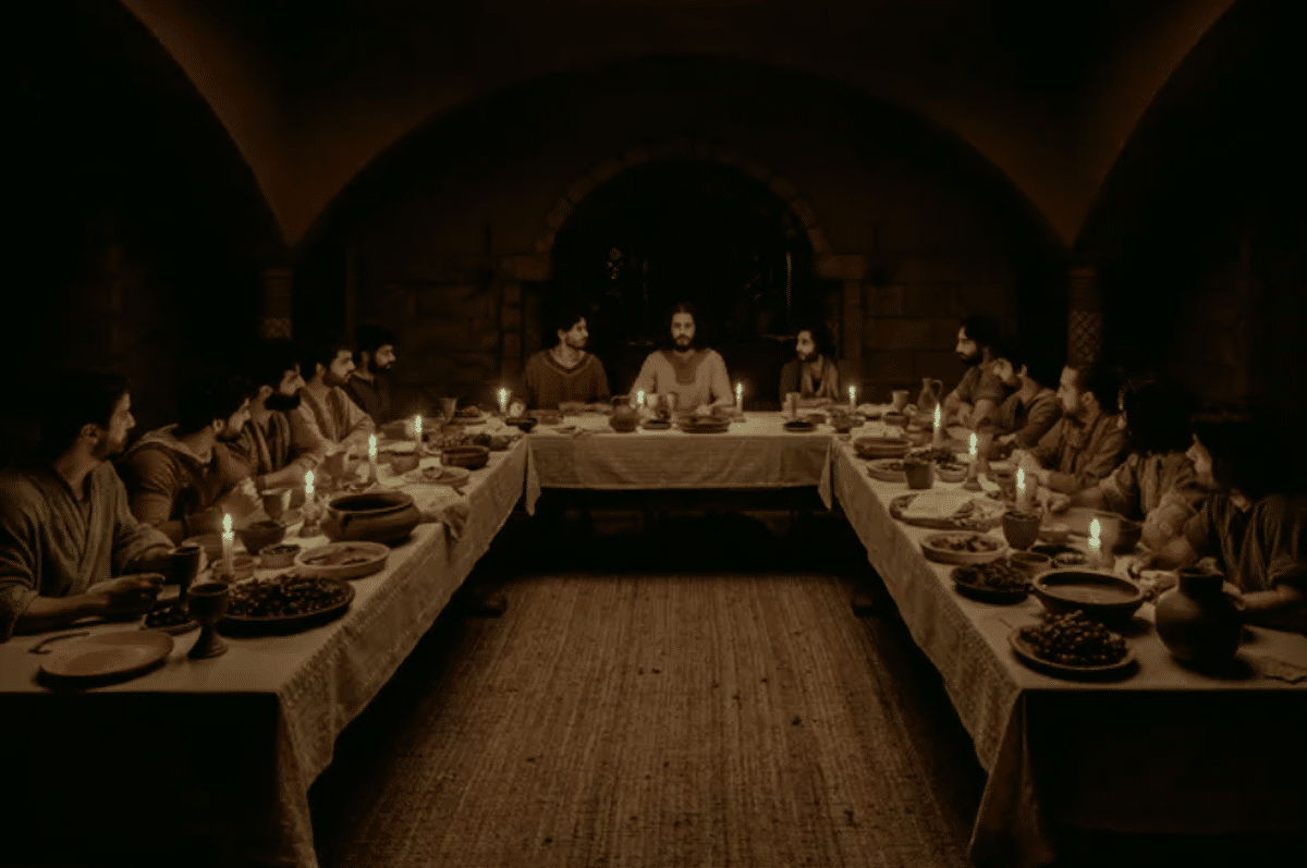 Imagen de la última cena en la temporada 5 de The Chosen.