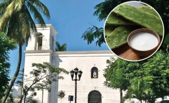 Parroquia Santiago Apóstol, joya arquitectónica construida con nopal y leche