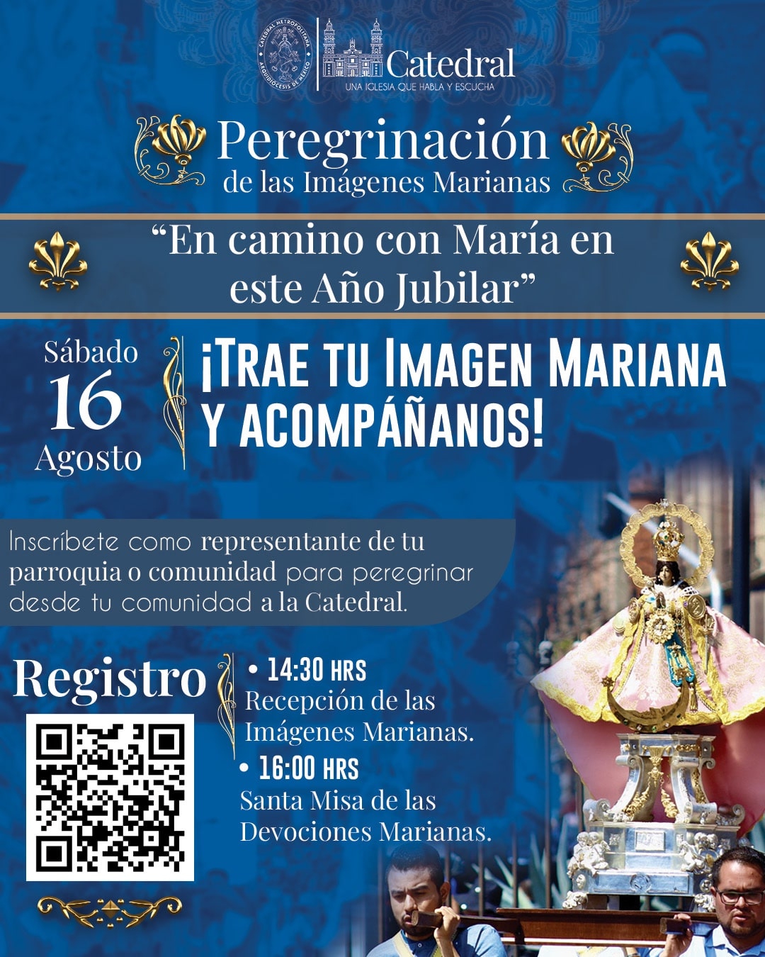 peregrinación de vírgenes