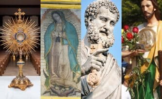 ¿Cuál es la diferencia entre latría, hiperdulía, protodulía y dulía?