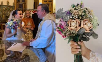 El ramo de novia hecho de LEGO que fue signo de una “Diosidencia”