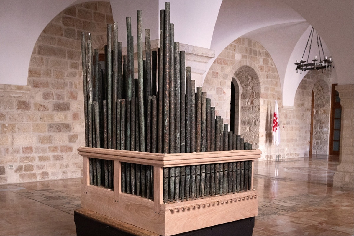 Los cruzados escondieron este órgano; 800 años después, vuelve a sonar en Tierra Santa