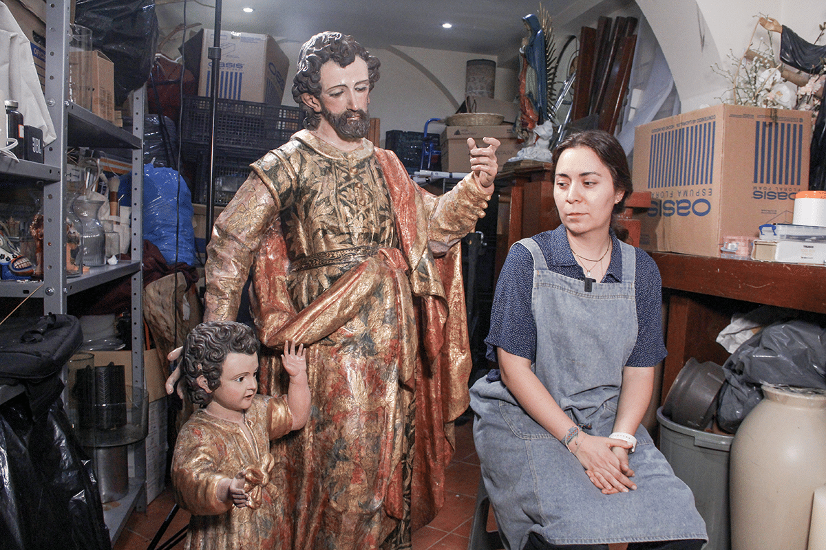 San José recobra su esplendor: restauran la histórica imagen del Buen Despacho