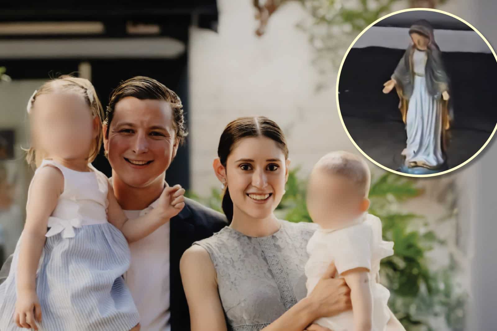 “Fue un milagro”: bebé arrastrado por la corriente aparece con vida y junto a Virgen de la Inmaculada Concepción